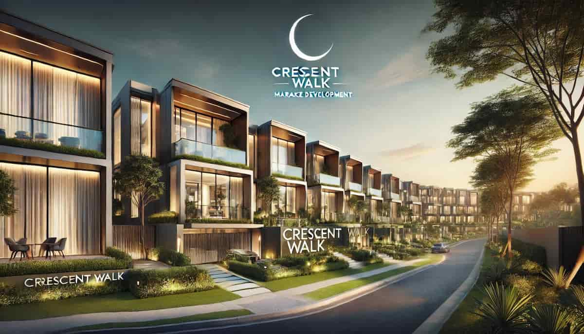 كمبوند Crescent Walk القاهرة الجديدة 