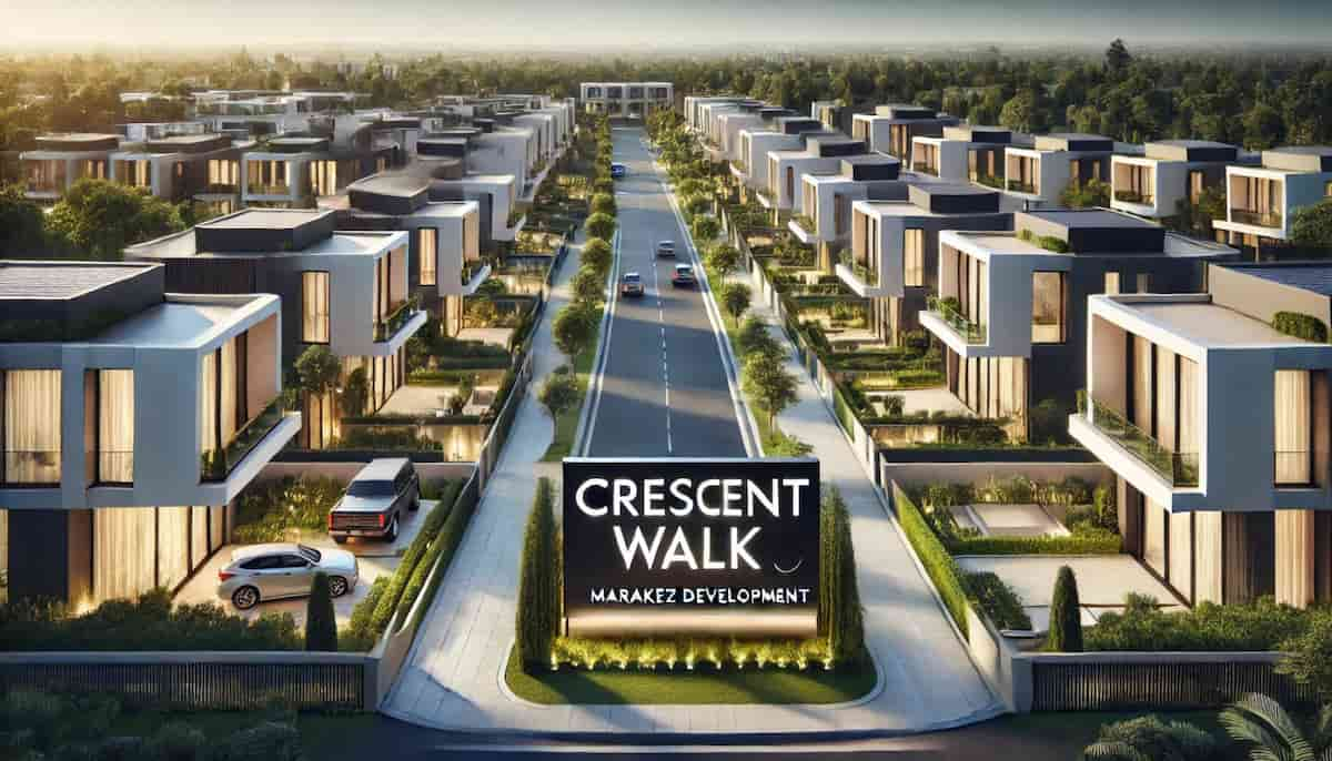 كمبوند كريسنت ووك التجمع السادس Crescent Walk | مقدم 8%