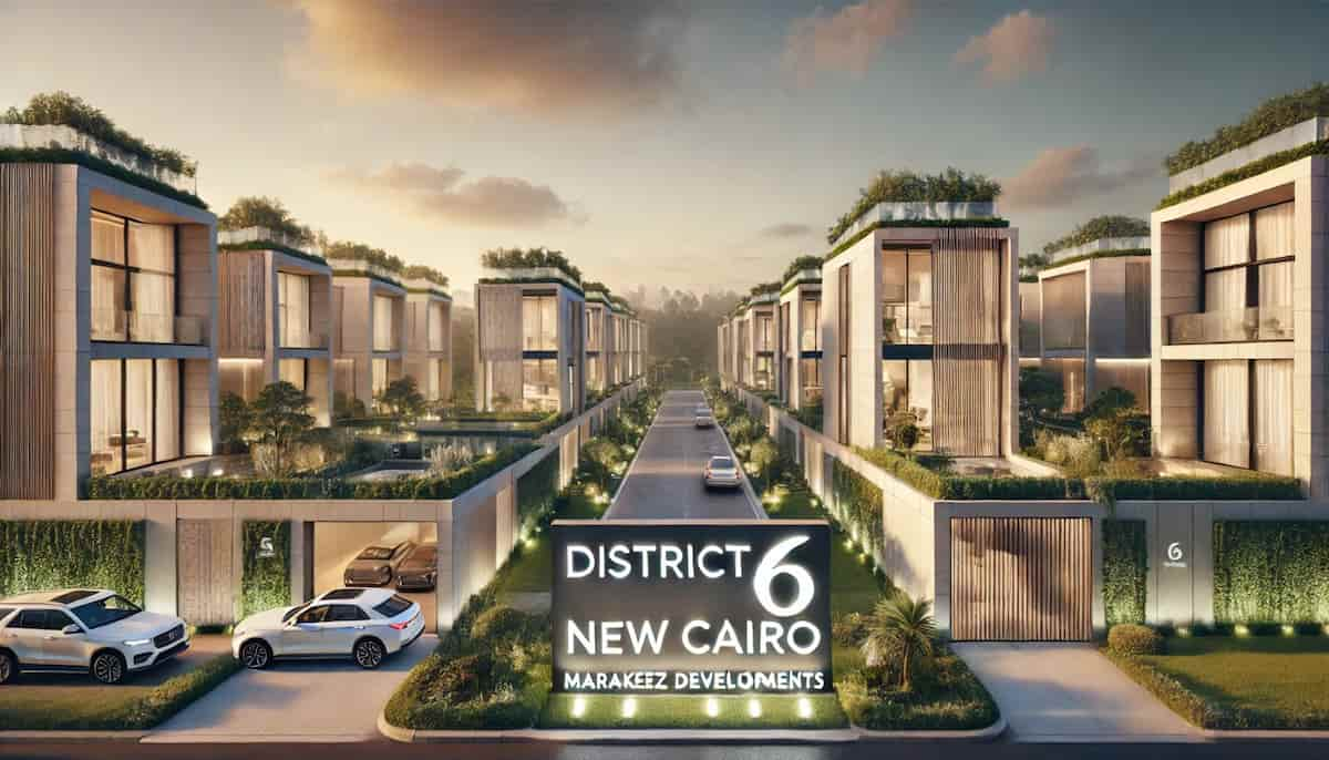 كمبوند ديستريكت 6 التجمع السادس District 6 | مقدم 8%