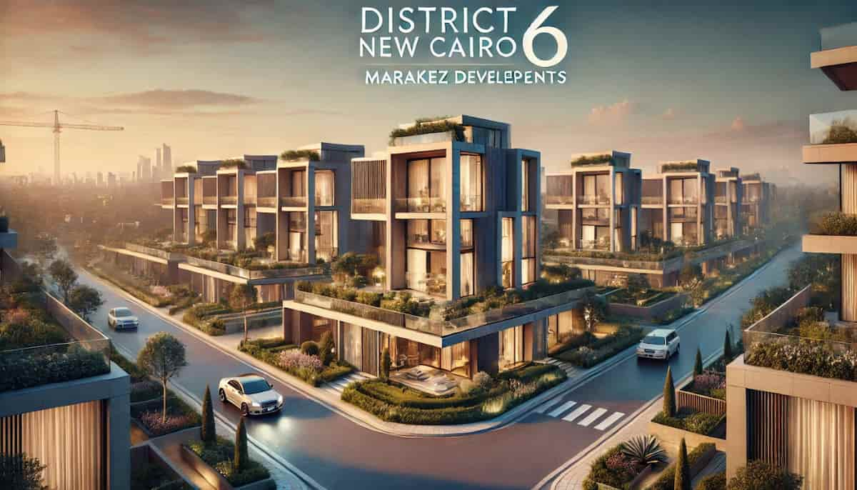 كمبوند ديستريكت 6 التجمع السادس District 6 | مقدم 8%