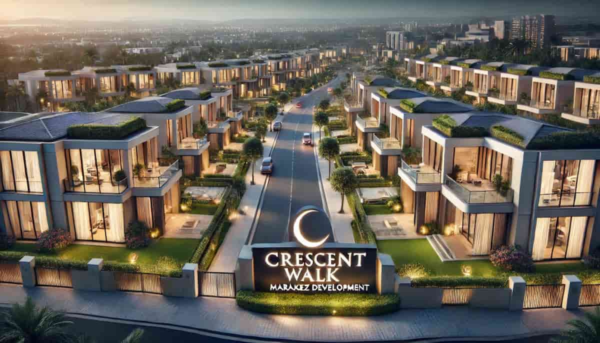 Crescent Walk New Cairo, in 6th Settlement | 8% down payment