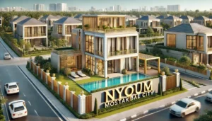 Independent villas for sale within Newm Compound, Future City, with an area of 384 square meters.