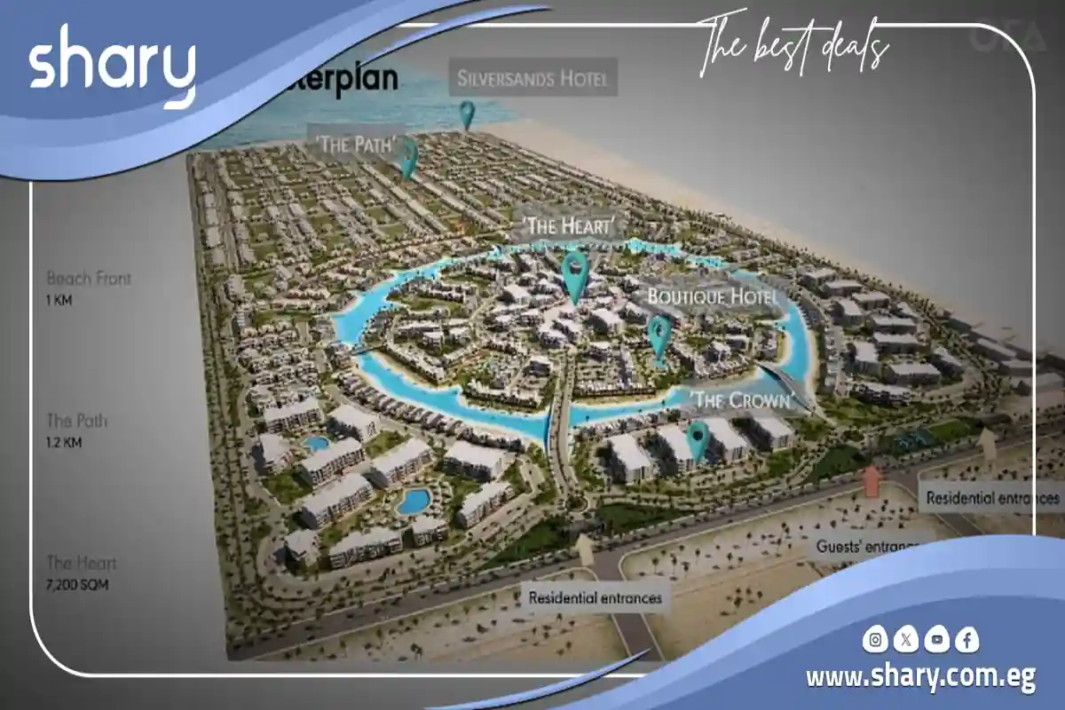 سيلفر ساندس الساحل الشمالي silver sands north coast اسعار