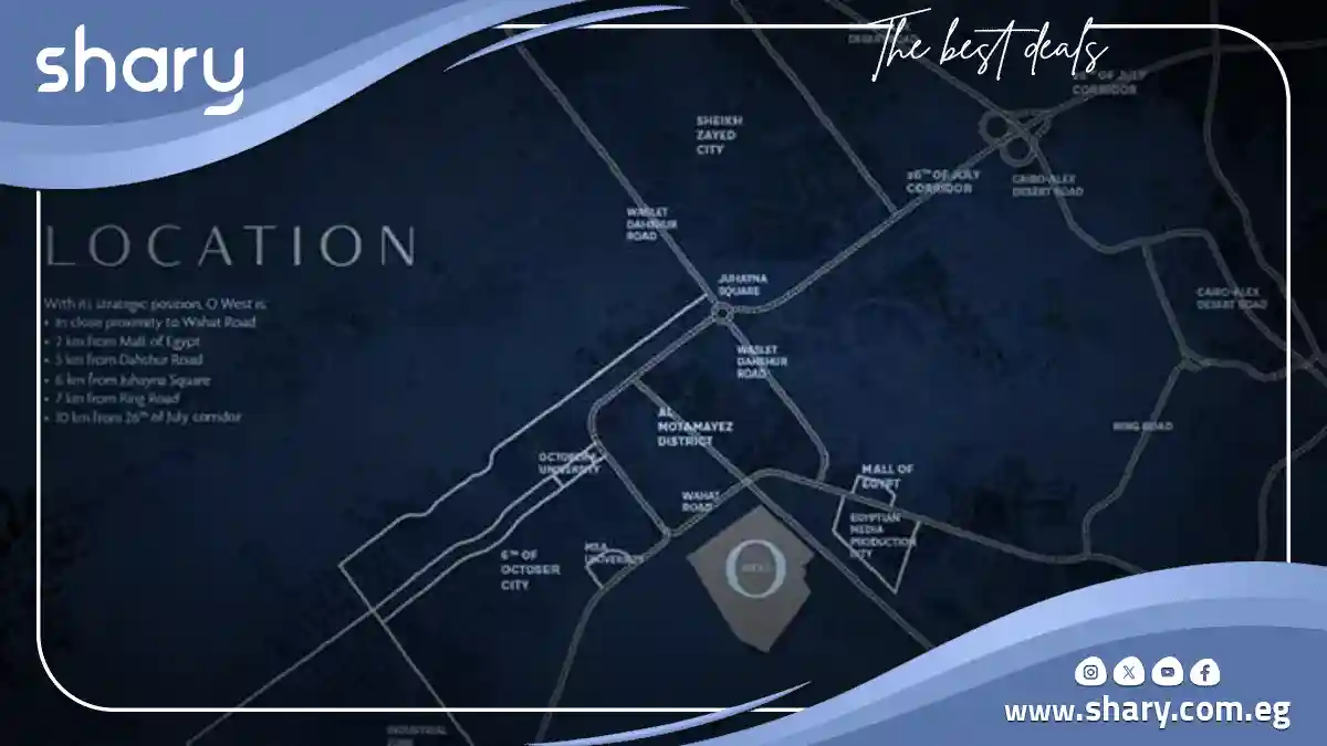 كمبوند او ويست 6 اكتوبر O West Compound 6 October أسعار 2025 1 مشروع O West أوراسكوم