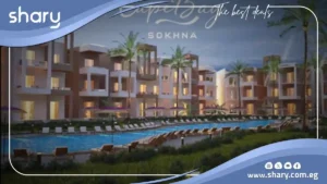 Duplex for sale in Cape Bay Sokhna Village, area 150 square meters