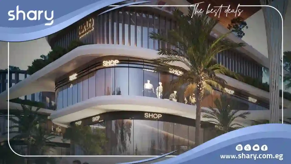 Commercial shop for sale in Halo Mall, 6th of October, area 33 square meters