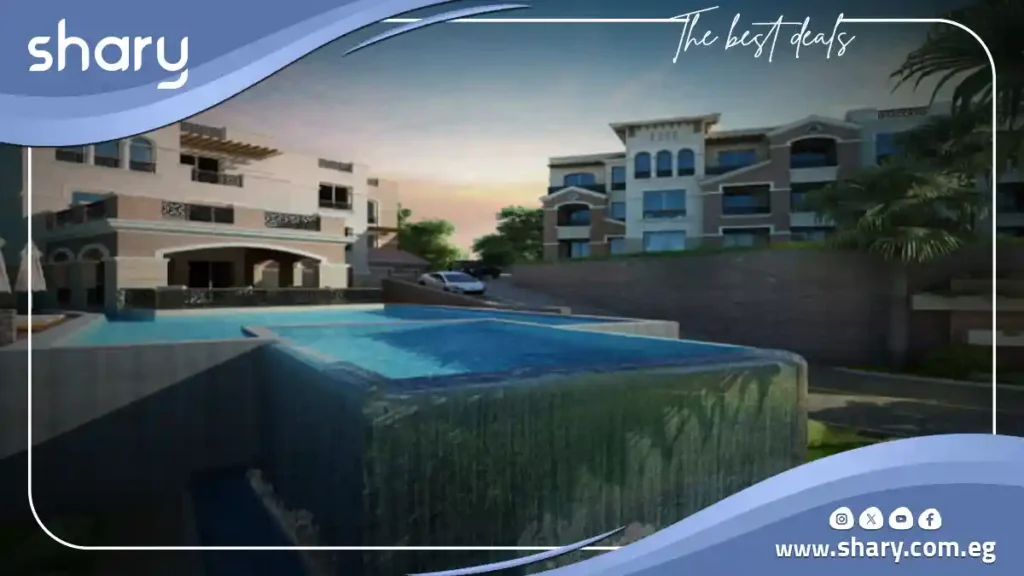 Chalet for sale inside Heaven Hills Sokhna Resort, with an area of ​​70 square meters