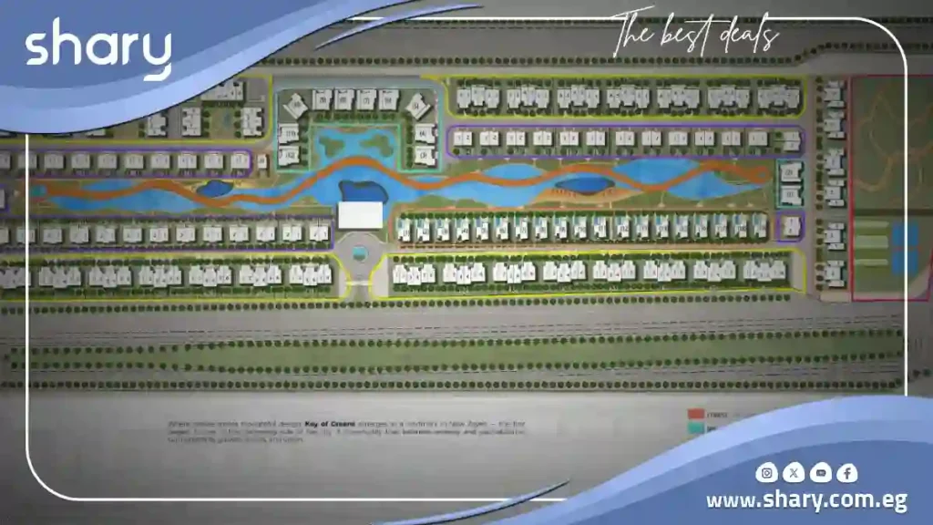 Standalone villa for sale in Key of Greens Compound, New Zayed, area 287 square meters