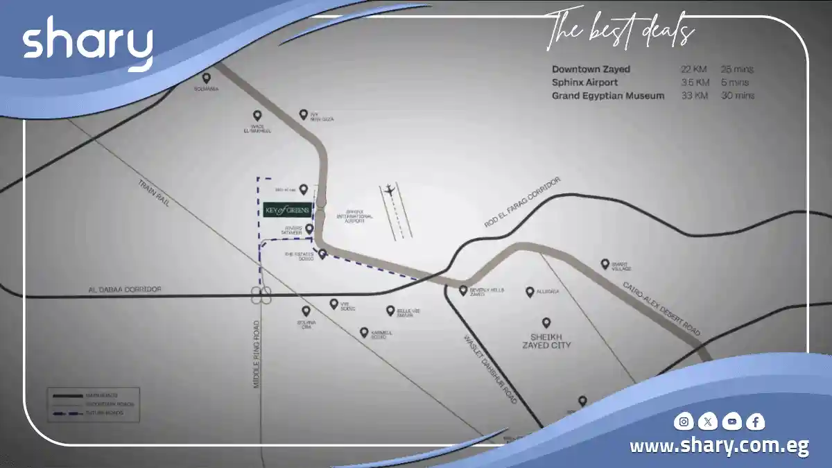 Key Of Greens New Zayed by TBK, 5% down payment 1 Key Of Greens Sheikh Zayed