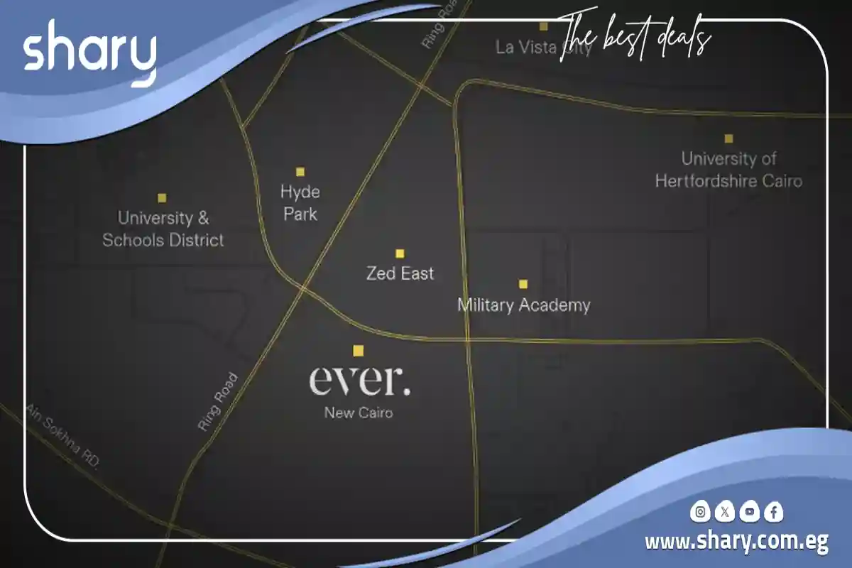 كمبوند ايفر التجمع الخامس أسعار 2025 Ever New Cairo 1 موقع كمبوند ايفر التجمع الخامس