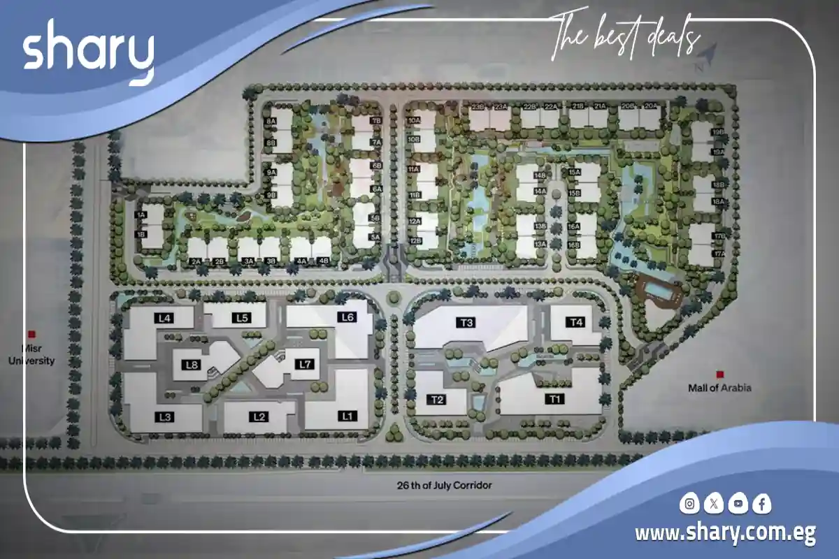 كمبوند ايفر ويست 6 أكتوبر Compound Ever West 6 October 2025 4 مشروع ايفر الشيخ زايد