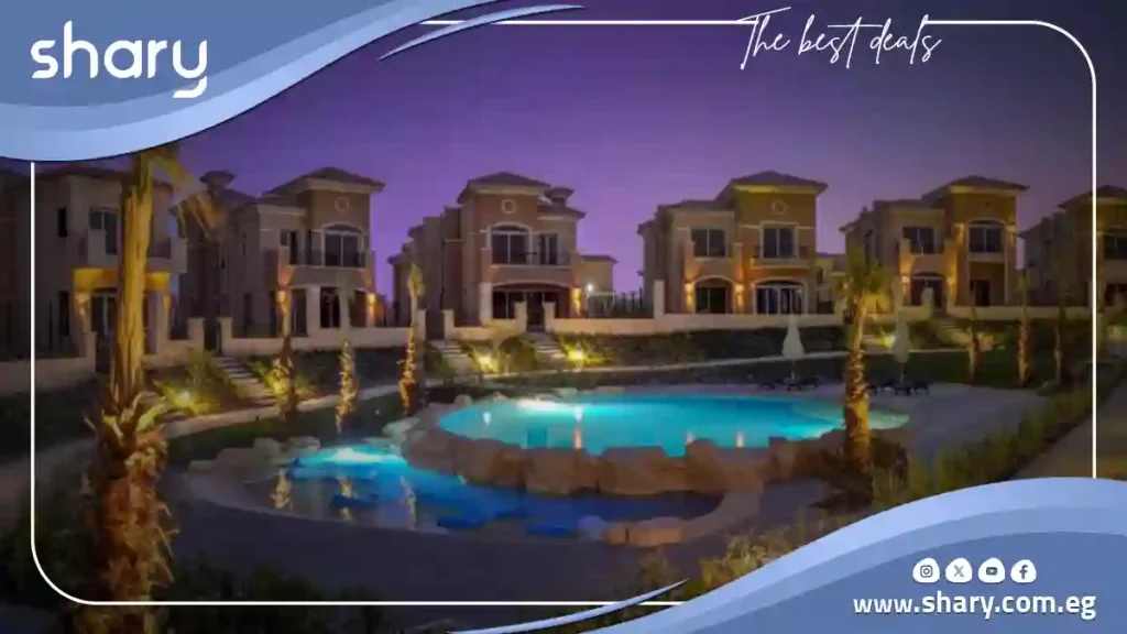 Corner Townhouse for Sale in Stone Park Compound New Cairo – 244 SQM