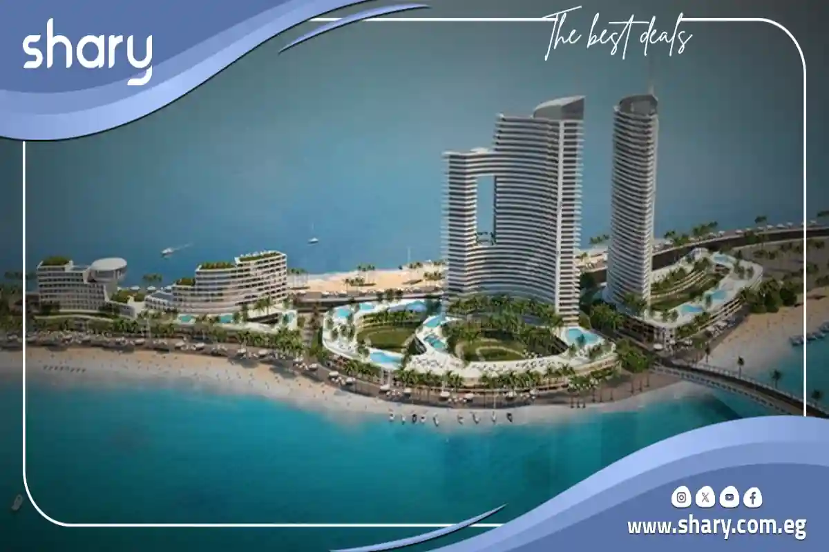 Two Bedroom Apartment for Sale at Beach Front Towers New Alamein  Sqm 220