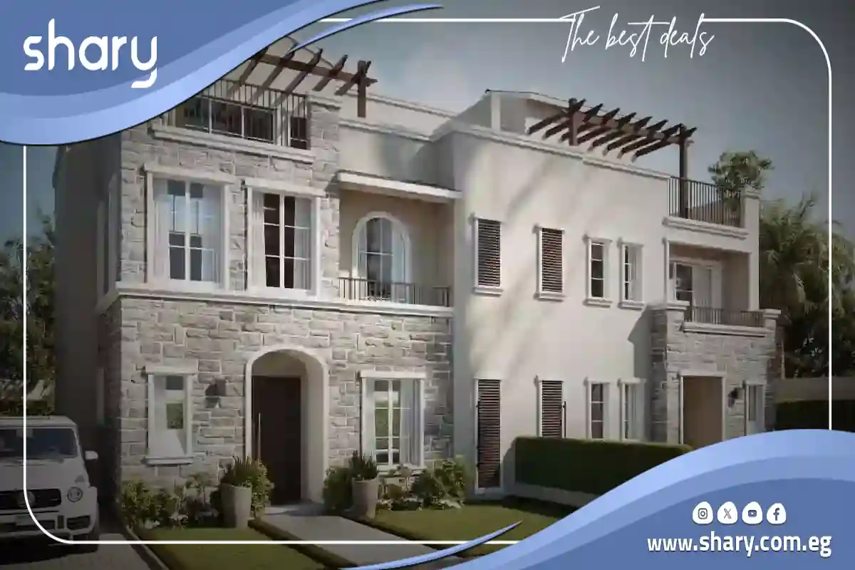 Twin house for sale in Ever New Cairo Compound with an area of ​​257 square meters