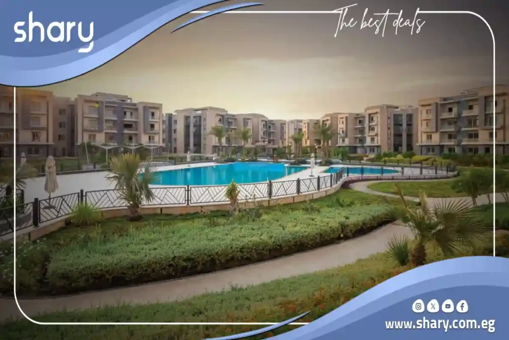 Apartment with garden for sale in More Residence New Cairo Compound area 95 square meters