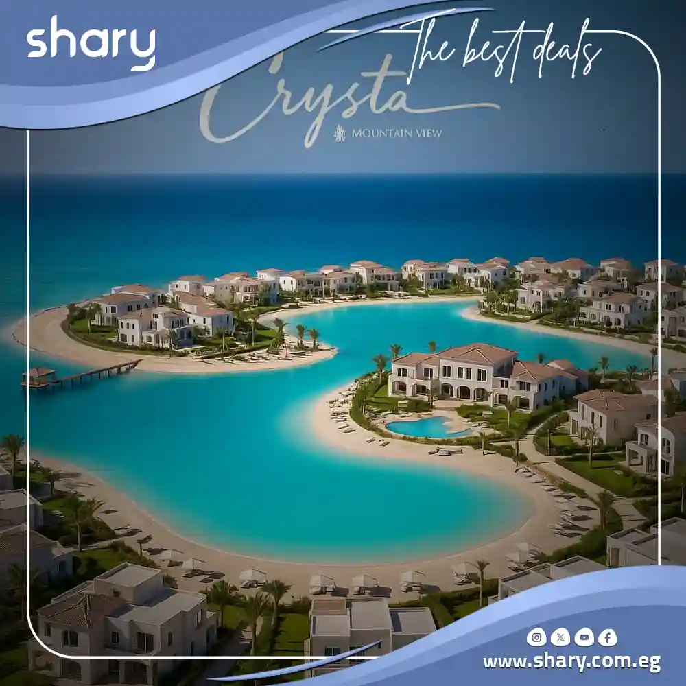 Chalet for sale in Crysta Mountain View Sidi Abdel Rahman area 145 square meters