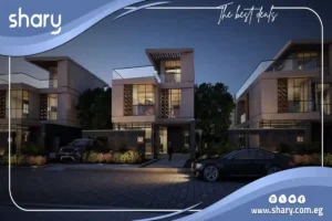 Townhouse for sale in The Brooks New Cairo Compound with an area of ​​266 square meters