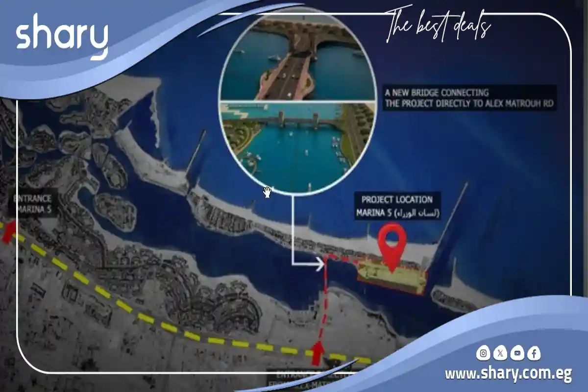 Apartments for sale in The Island Marina 5 Resort North Coast area 100 square meters