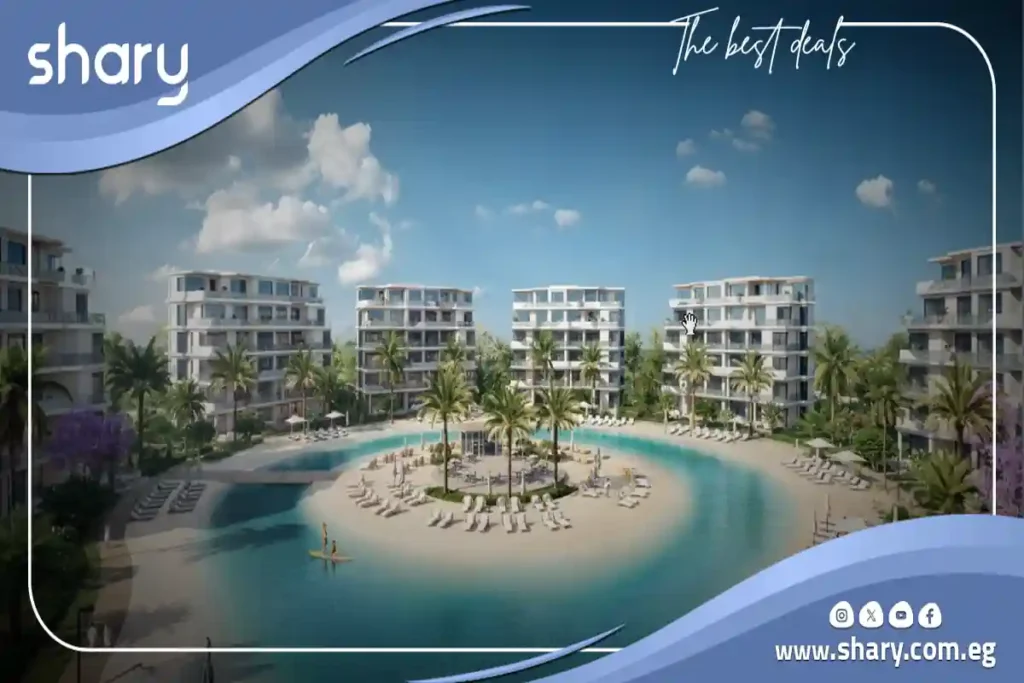 Beach House for Sale in Waterside Seashore Ras El Hekma 5% Down Payment