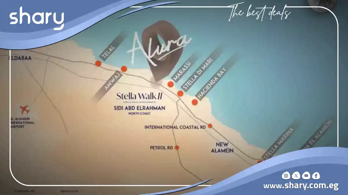 Studio for sale in Alura Village, North Coast, area 46 square meters