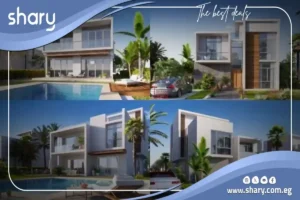 شقة للبيع في كمبوند مزارين بوليفارد العلمين الجديدة مساحة 210 متر مربع