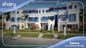 شاليه للبيع في قرية نايا باي الساحل الشمالي مساحة 95 متر مربع