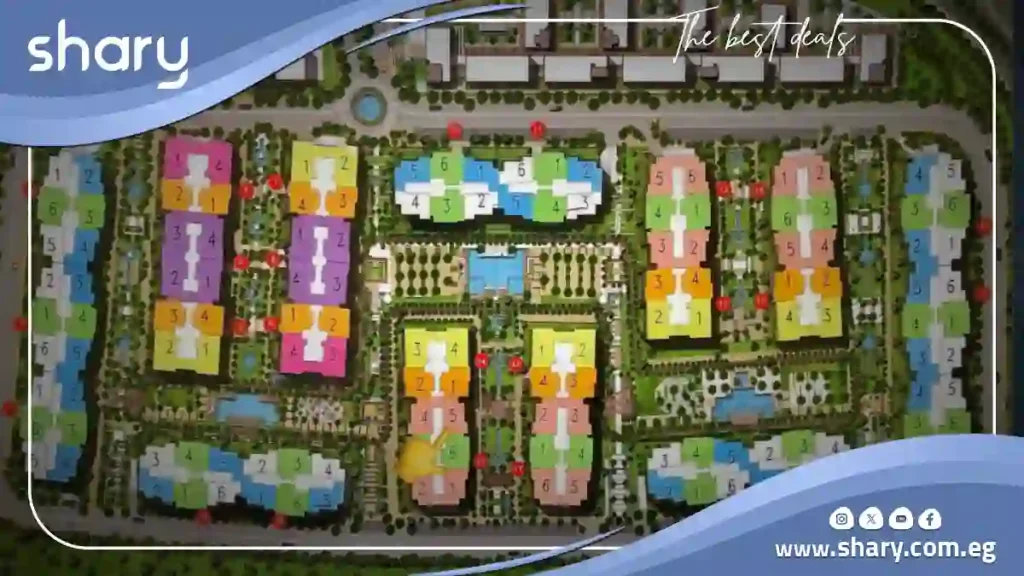 A two-bedroom apartment for sale in Kardia New Capital Compound with an area of 130 sqm.