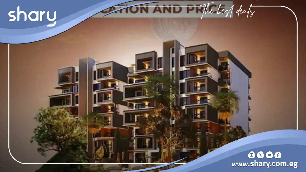 Apartment for sale inside Laura East Field Compound, El Shorouk City, area 105 square meters