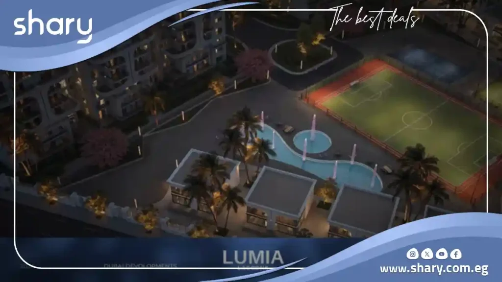Apartment for sale in Lumia Lagoons, New Administrative Capital, with an area of ​​134 square meters