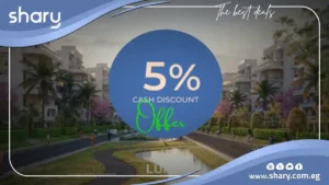 Studio for sale inside Lumia Lagoons Compound, New Administrative Capital, with an area of 54 square meters