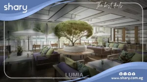 Apartment for sale in Lumia Lagoons project, New Administrative Capital, with an area of 148 square meters