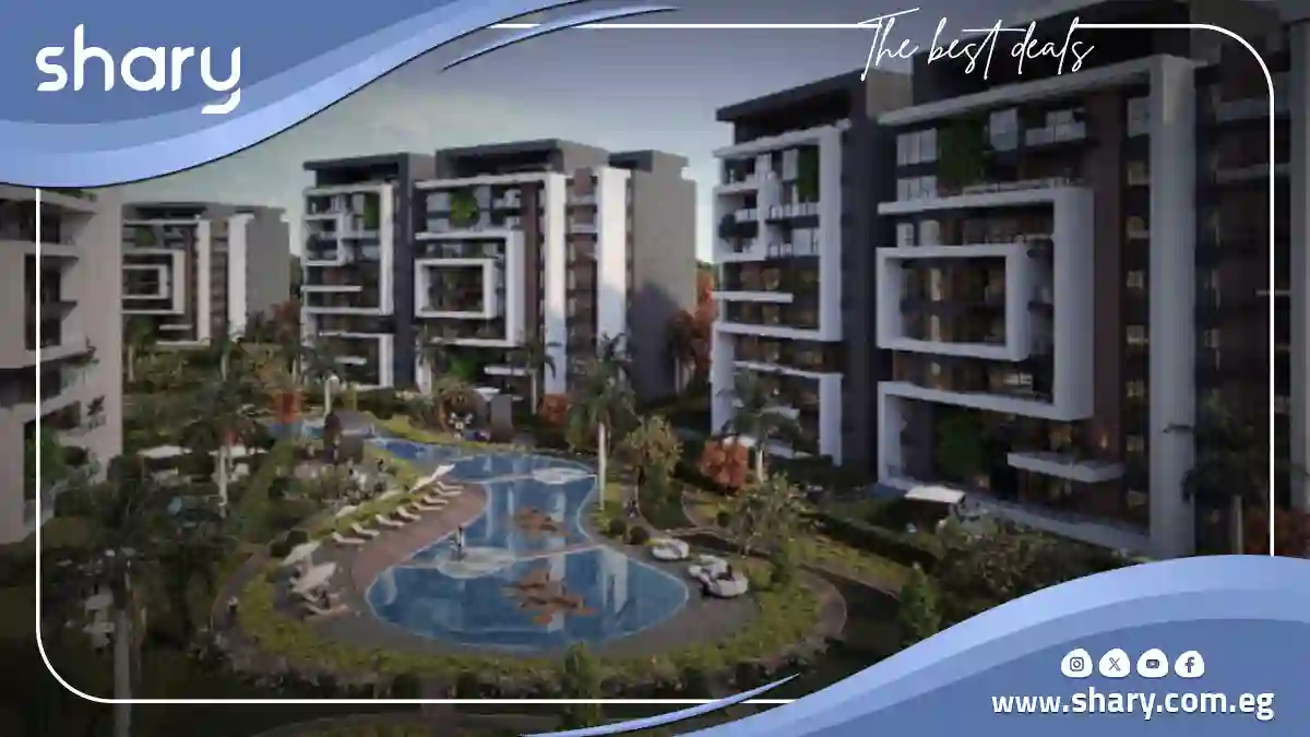 دوبلكس للبيع في كمبوند رافي العاصمة الإدارية مساحة 341 متر