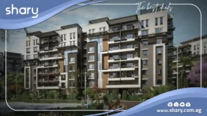 شقة للبيع داخل كمبوند تاون جيت العاصمة الإدارية الجديدة بمساحة 187 متر مربع