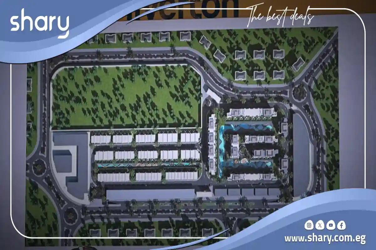 Townhouse for Sale in Riverton New Cairo 5% down payment