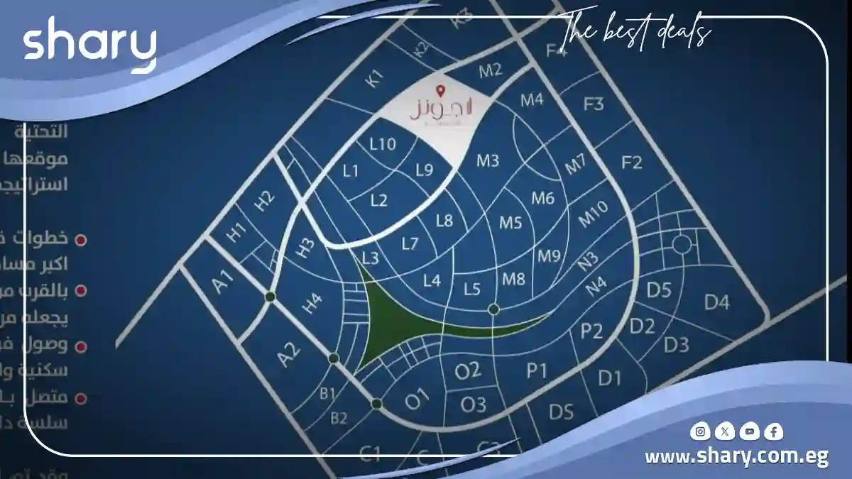 كمبوند لاجونز العاصمة الإدارية شركة مدن Lagoons New Capital 3 مكان كمبوند لاجونز