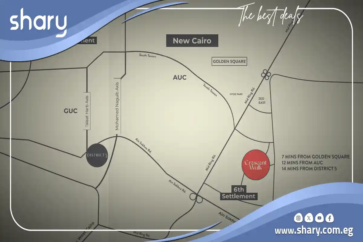 crescent walk marakez location