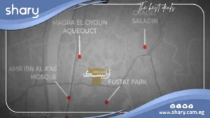 Administrative office for sale in Khan Arabesque Mall New Fustat, area 95 square meters