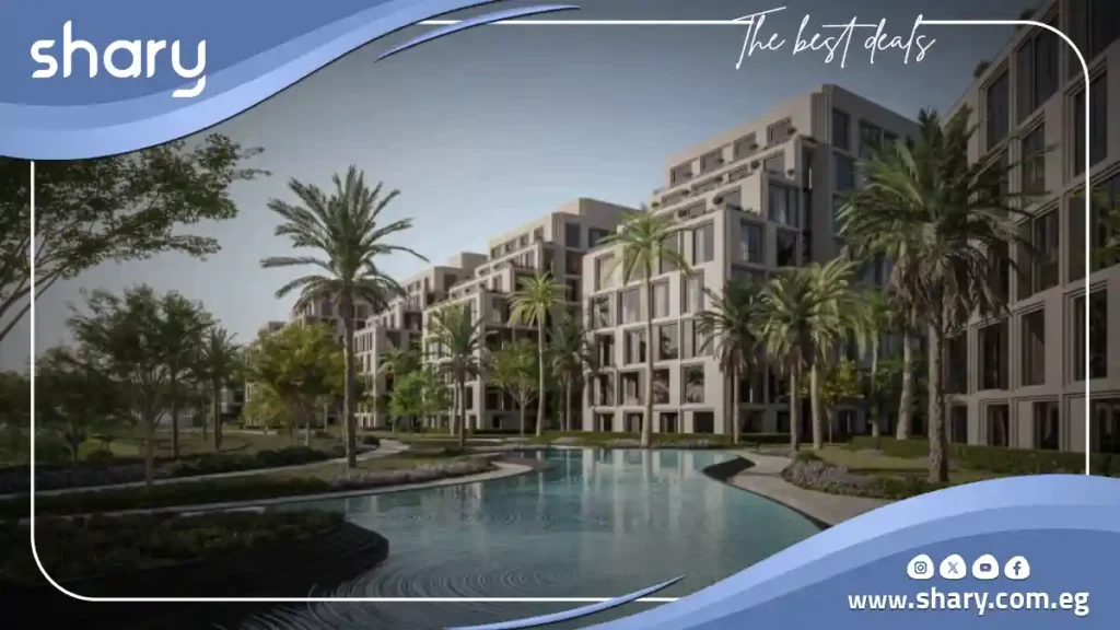 Apartment for sale inside The Novelist, Maadi, with an area of ​​123 square meters