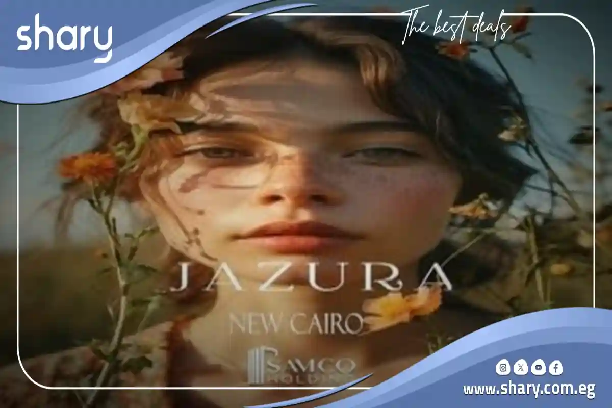 شقة بغرفة واحدة للبيع في كمبوند جازورا التجمع الخامس مساحة 60 متر مربع