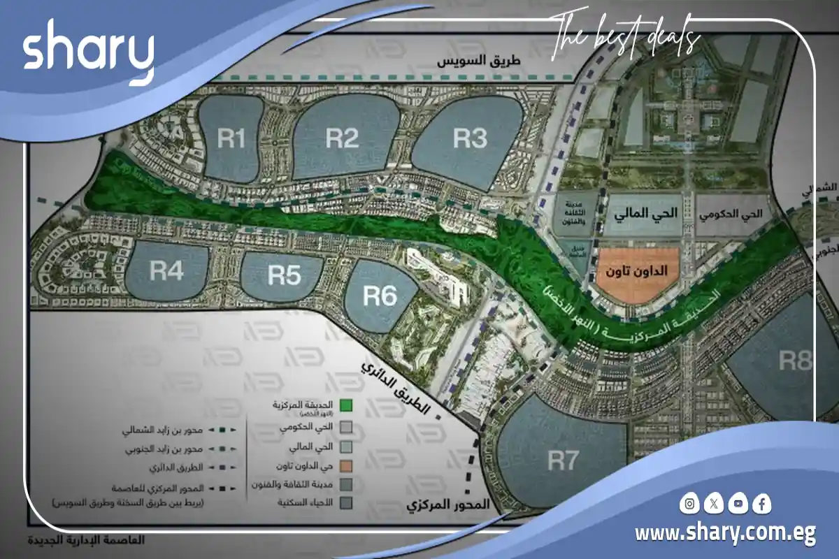 خريطة r8 العاصمة الإدارية