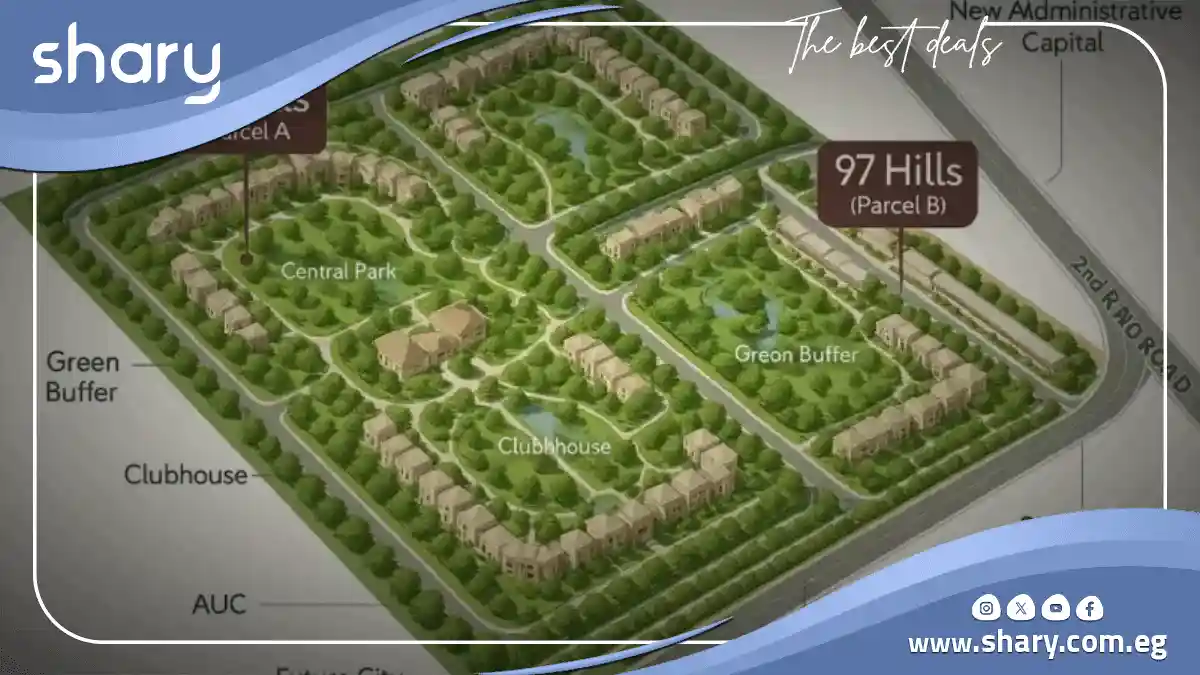 97 Hills New Cairo Compound down payment 5%