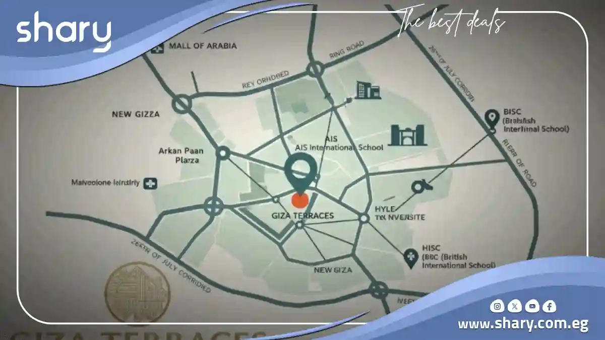 Giza Terraces 6 October Compound | 2025 Prices 1 Giza Terraces Compound