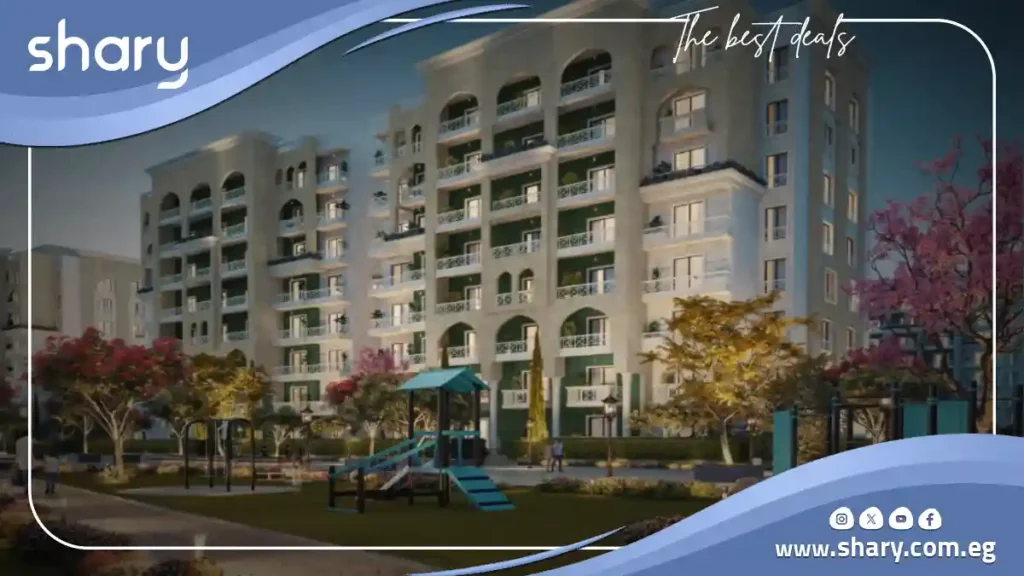 Apartment for sale inside La Verde Compound, New Administrative Capital, area 135 square meters