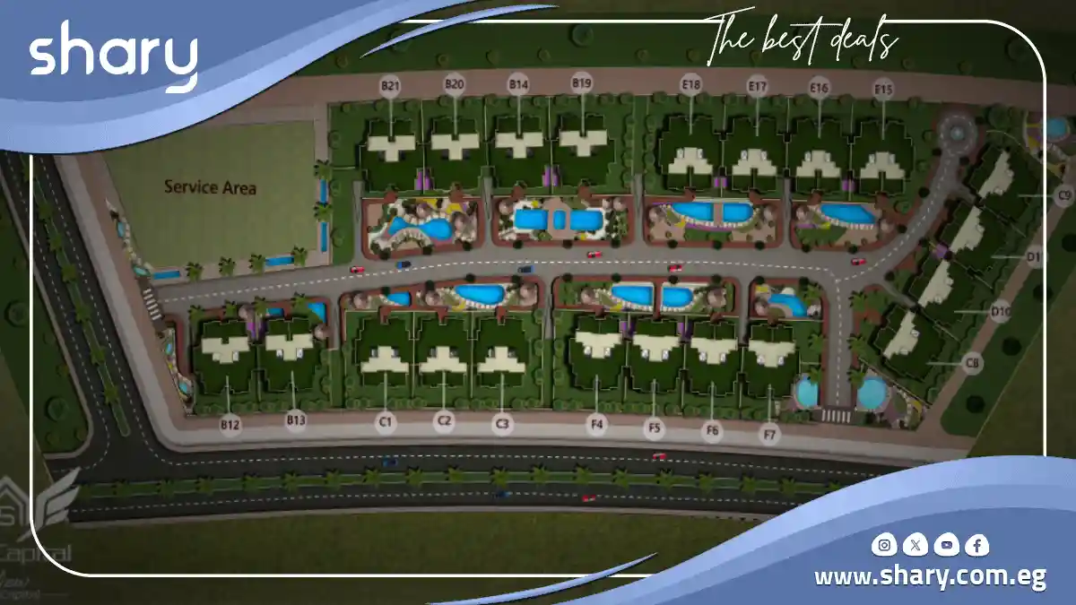 كمبوند سكاي كابيتال فيو العاصمة الإدارية Sky Capital View