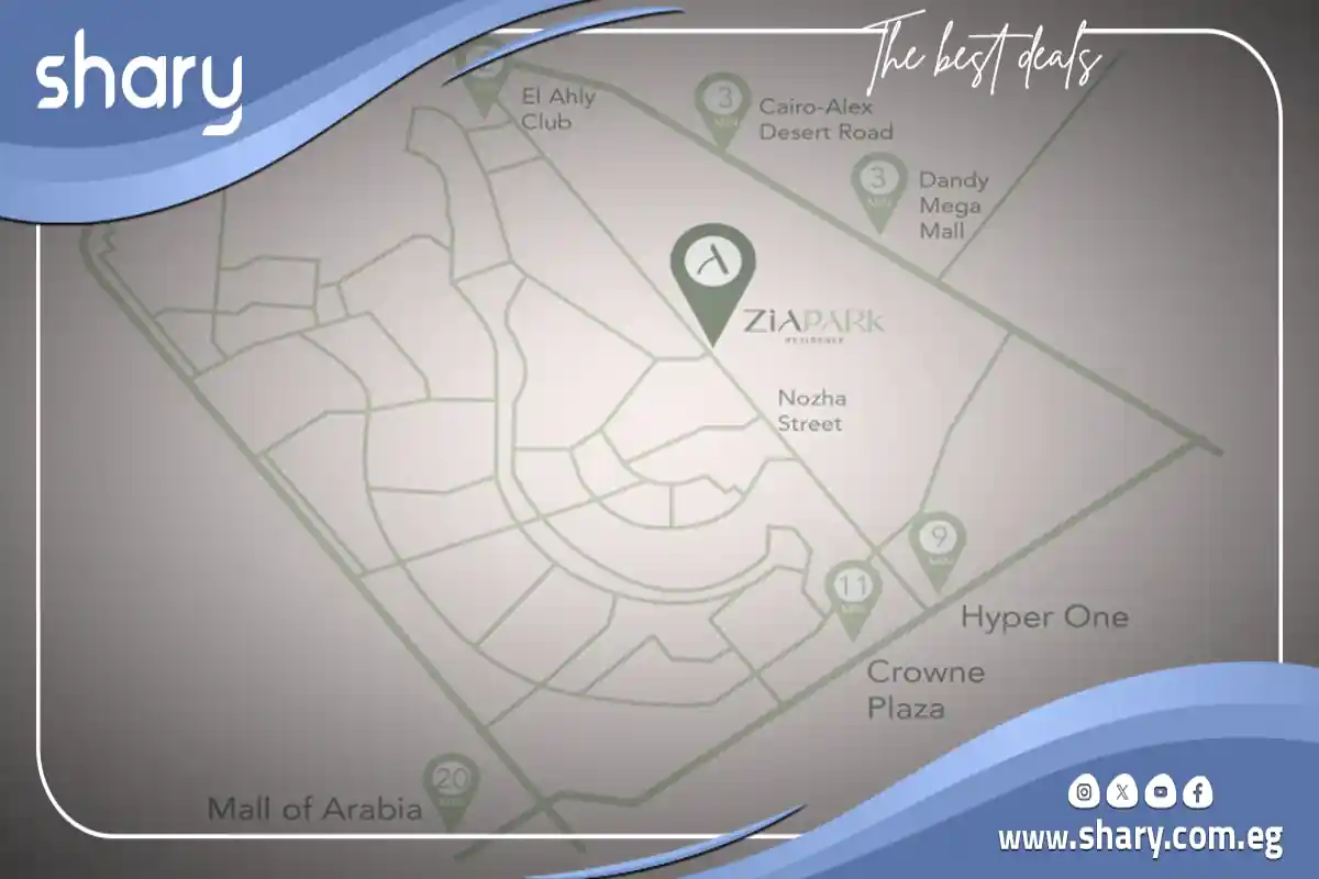 Zia Park El Sheikh Zayed Compound 5% down Payment 1 Zia Park El Sheikh Zayed Compound