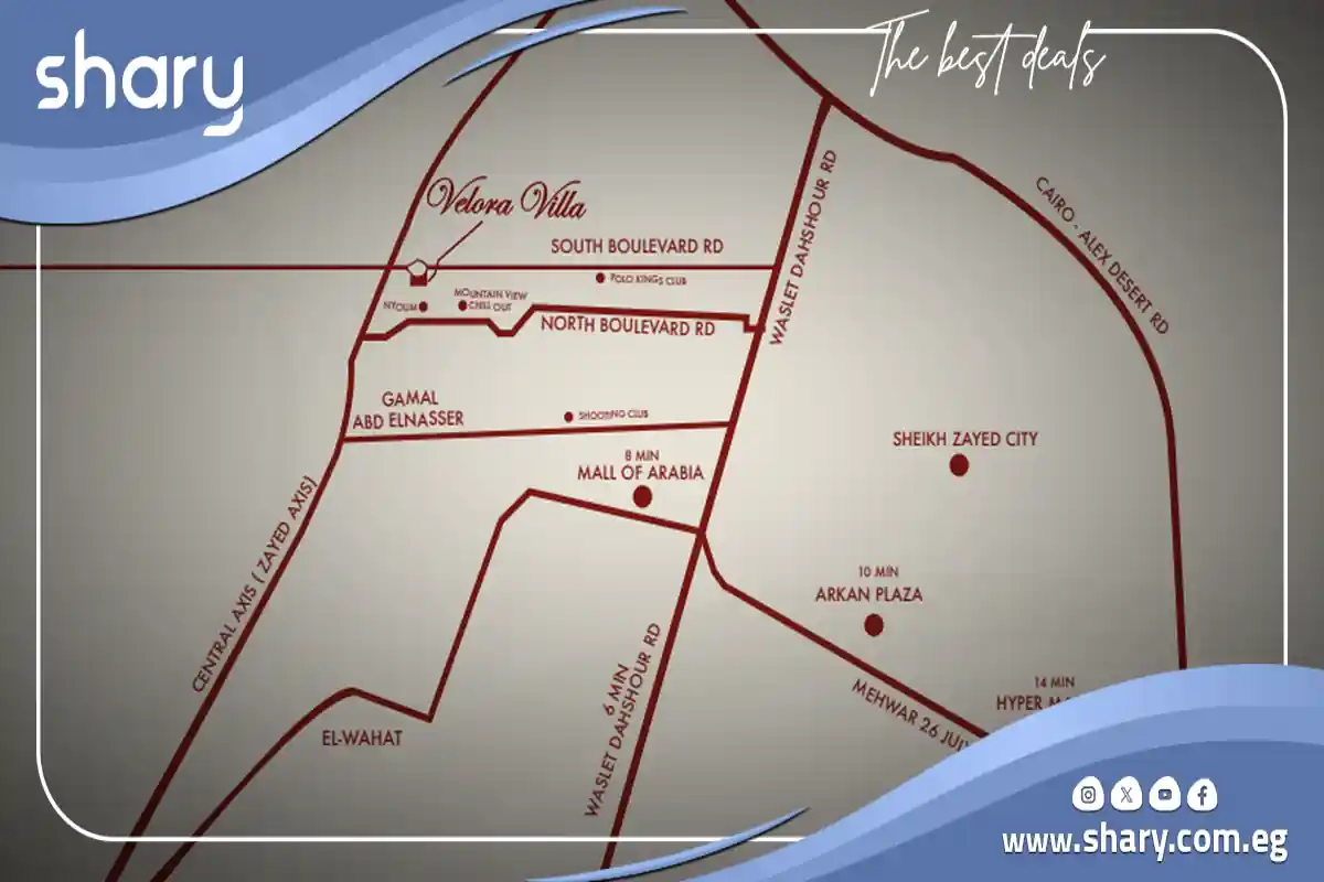 Velora Villa New Zayed Compound, by HMD, 5% down Payment 1 Compound Velora Villa New Zayed