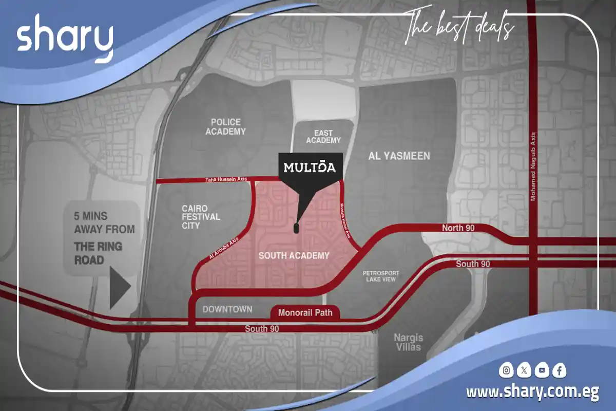 Multqa Social District New Cairo Mall 7% down Payment 1 Multqa Mall New Cairo