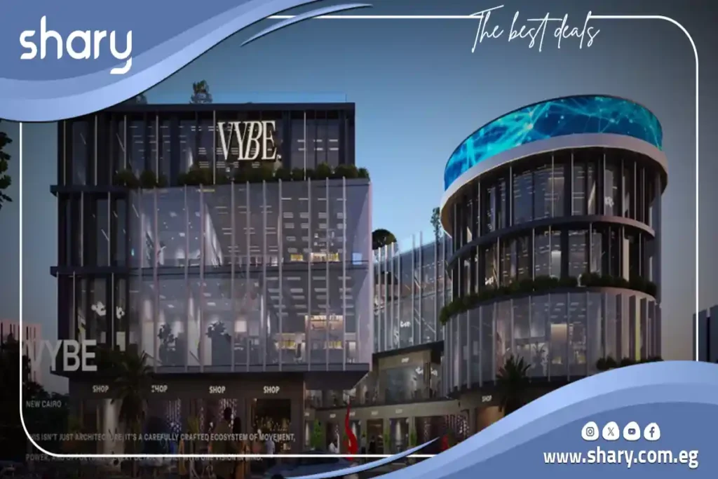 commercial Shop for Sale in Vybe New Cairo Mall  23 Sqm