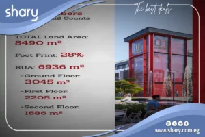 محل تجاري للبيع في ملتقى التجمع الخامس مساحة 33 متر مربع