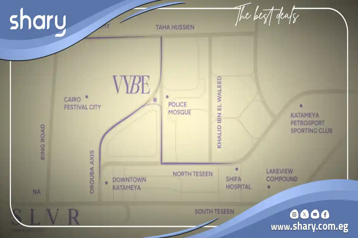 Vybe New Cairo Mall, SLVR Developments 10% down payment 1 Mall Vybe New Cairo